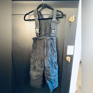 Weather Control Kids Black Snow Bib Overalls
